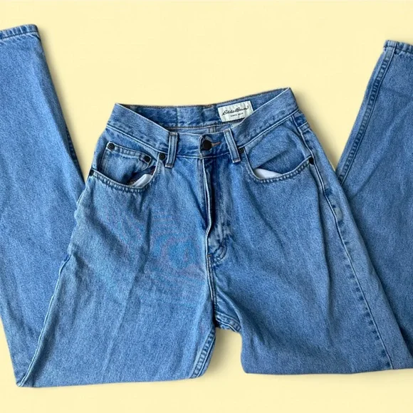 Vintage High Waisted Eddie Bauer 90s Jeans - Picture 1 of 8